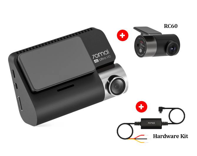 70mai A800S 4K Ultra HD Dash Cam Rear Cam Dual Vision App Control 24H ...
