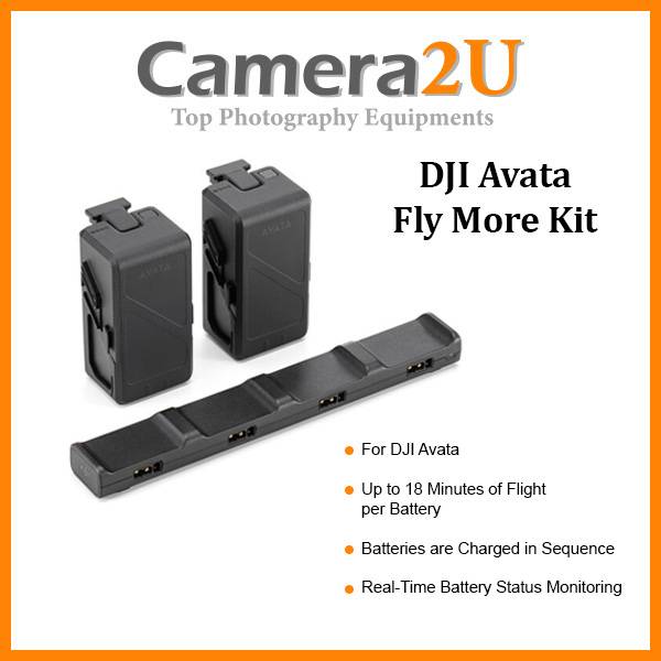 Kit Avata Fly More Para DJI Avata Drone - Incluye 2 Baterías Inteligentes Y Concentrador De Carga, 2420 MAh
