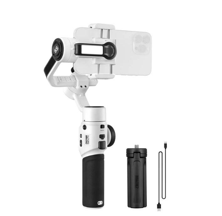 Zhiyun-Tech Smooth 5S / Smooth 5S Combo Smartphone Gimbal Stabilizer ...