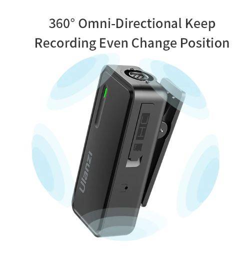 Ulanzi UW-MIC 20P/20T 2.4GHz Wireless Recording Microphone