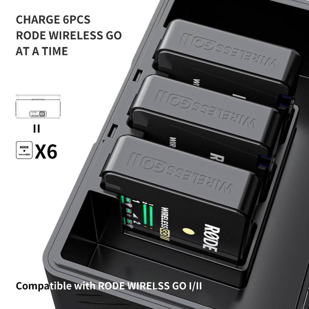 ZGCINE PS-R30 Pro Charging Case for Rode Wireless GO 2 I II Single Fast ...