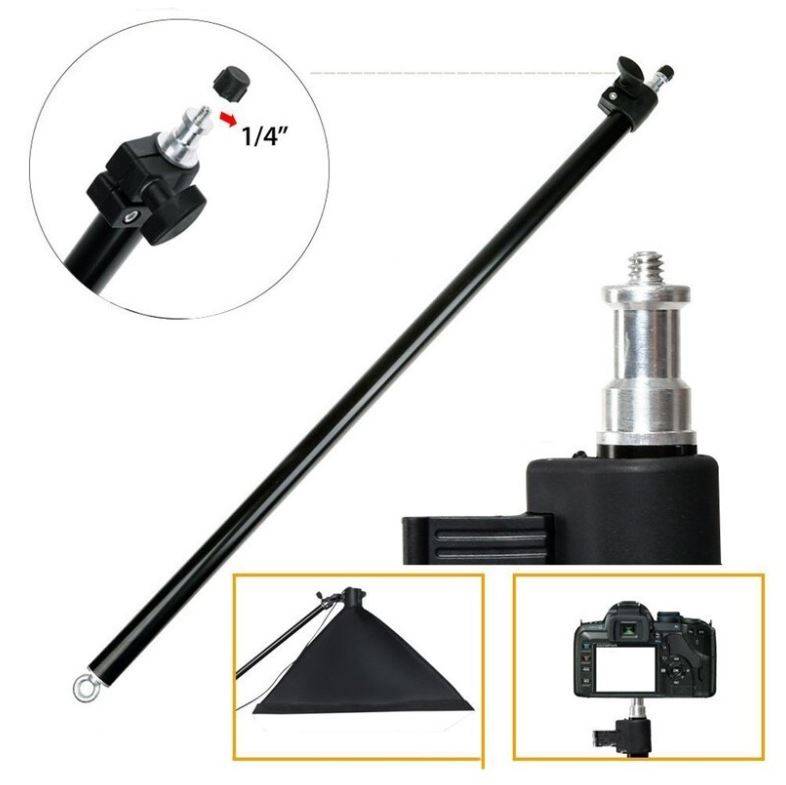 FOTO Studio Photo Telescopic Boom Arm Top Light Stand with Sandbag for Speedlite /Mini Flash
