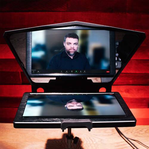 ikan HomeStream Video Conference Teleprompter with 7" Monitor