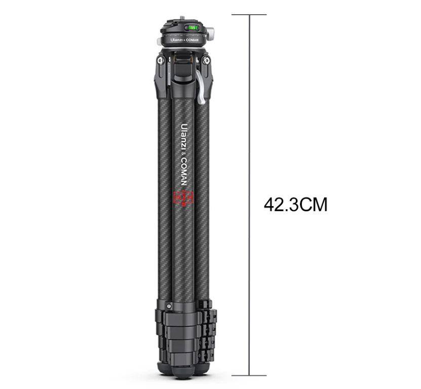 Ulanzi Zero F38 Lightweight Travel Tripod Full Carbon Fiber