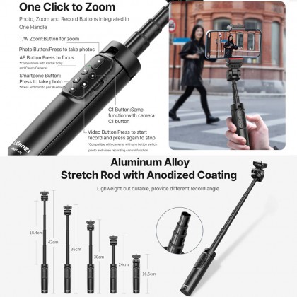 Ulanzi RMT-01 Wireless Bluetooth Remote Control Camera Tripod ...