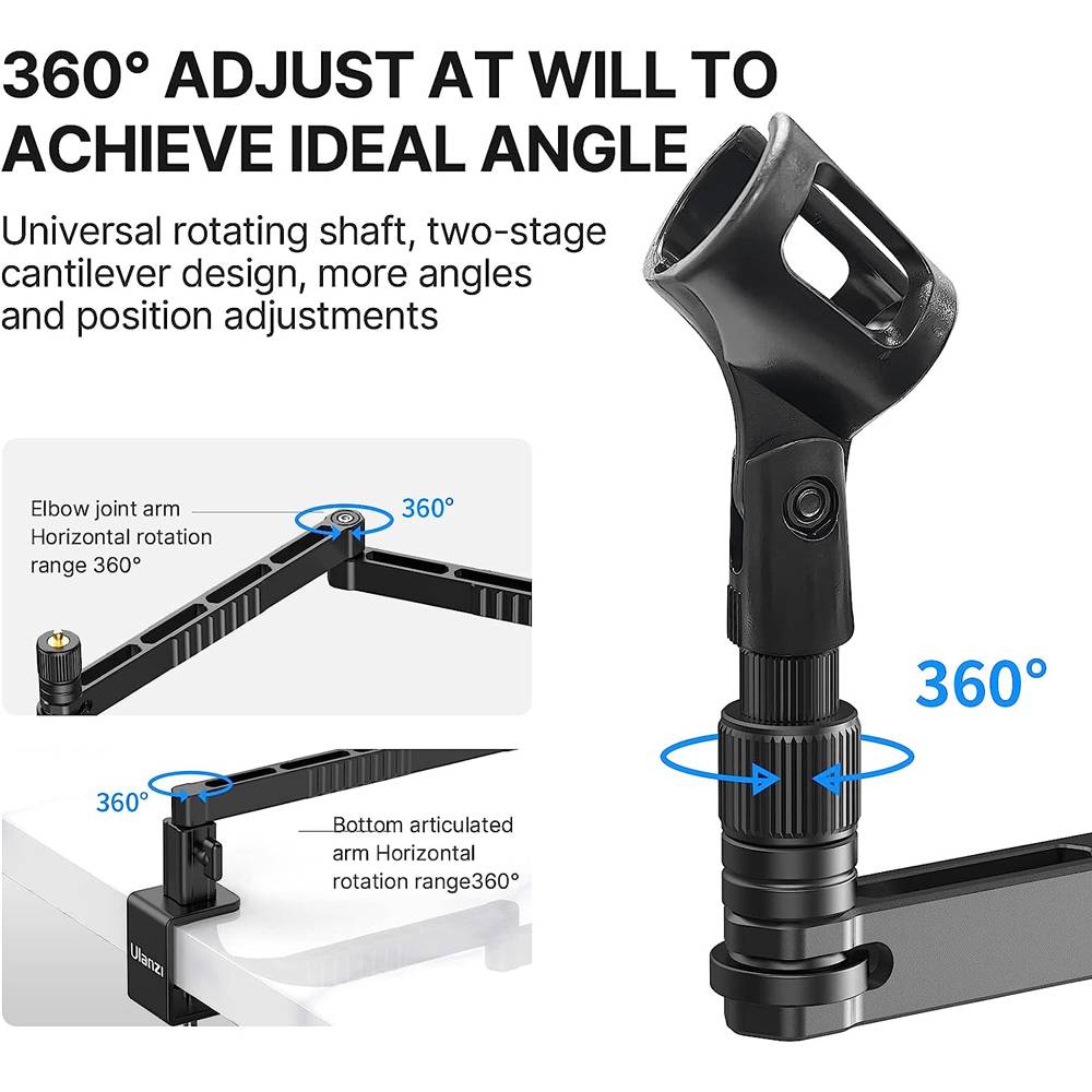 WITTKOP Bike Mirror | Large HD Field Of Vision | 360° Rotatable