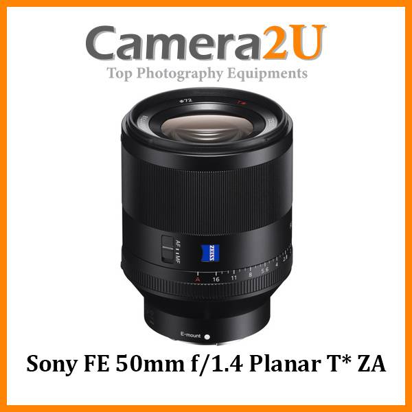 Sony FE 50mm Planar T* ZA Lens SEL50F14Z (Sony MSIA)