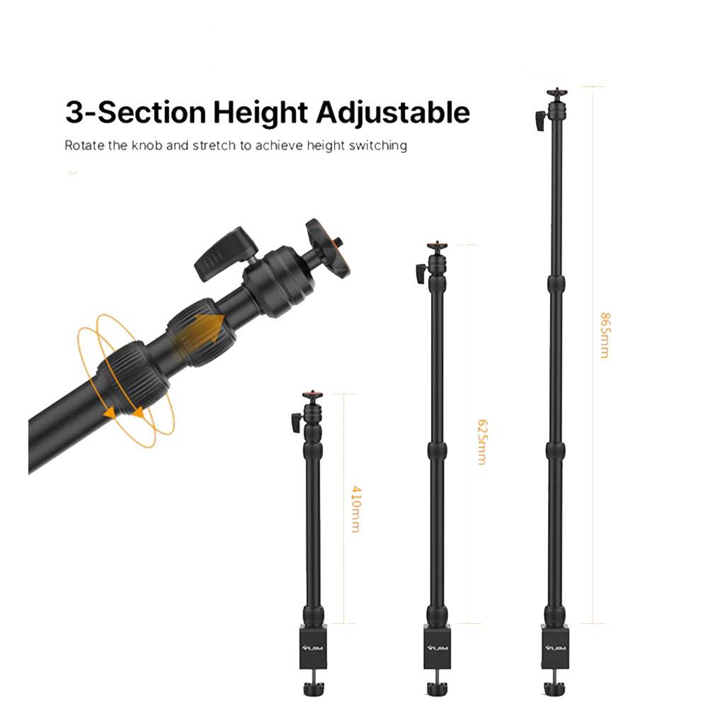 Ulanzi VIJIM LS10 Camera Mount Desk Stand with Flexible Auxiliary