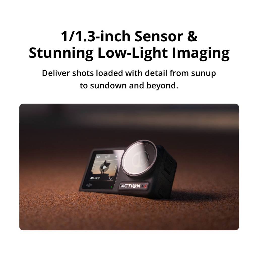 DJI Osmo Action 4 Camera +64GB Memory Card (Official DJI Malaysia