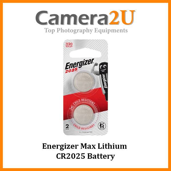 Energizer Max Lithium CR2025 Battery Camera2u Malaysia Top Camera