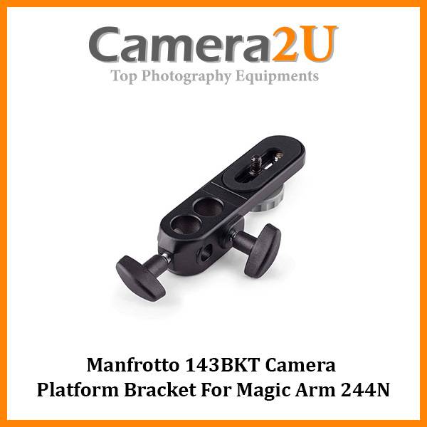 Manfrotto 143BKT Camera Platform Bracket For Magic Arm 244N | Camera2u ...