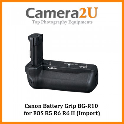 thumbnail image 2 of BG-R10 Battery Grip + 4x LP-E6NH Batteries For Canon EOS R5, R5C, R6 – Big Mikes – Black 2 of 2