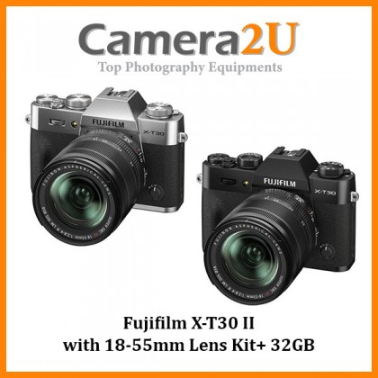 Fujifilm X-T30 II with 18-55mm Lens Kit XT30II +32GB (MSIA) | Camera2u ...