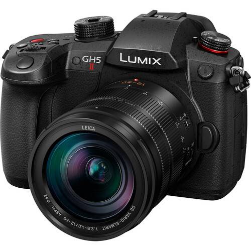 Panasonic Lumix GH5 Mark II Mirrorless Camera Body with 12-60mm  Lens (Import)