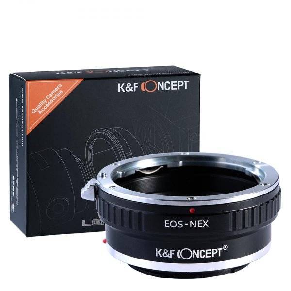 K&F Concept Canon EOS EF Lens To Sony Alpha Nex FE E Mount Camera