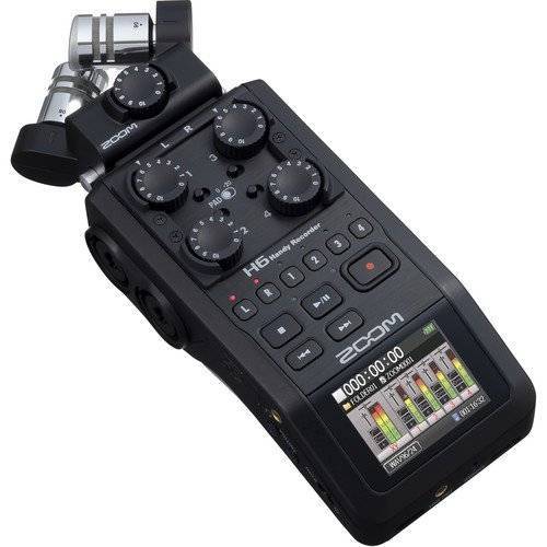 Zoom H6 Black 6Track Recorder With Accessories Pack + Hotshoe Mount Camera2u Malaysia Top