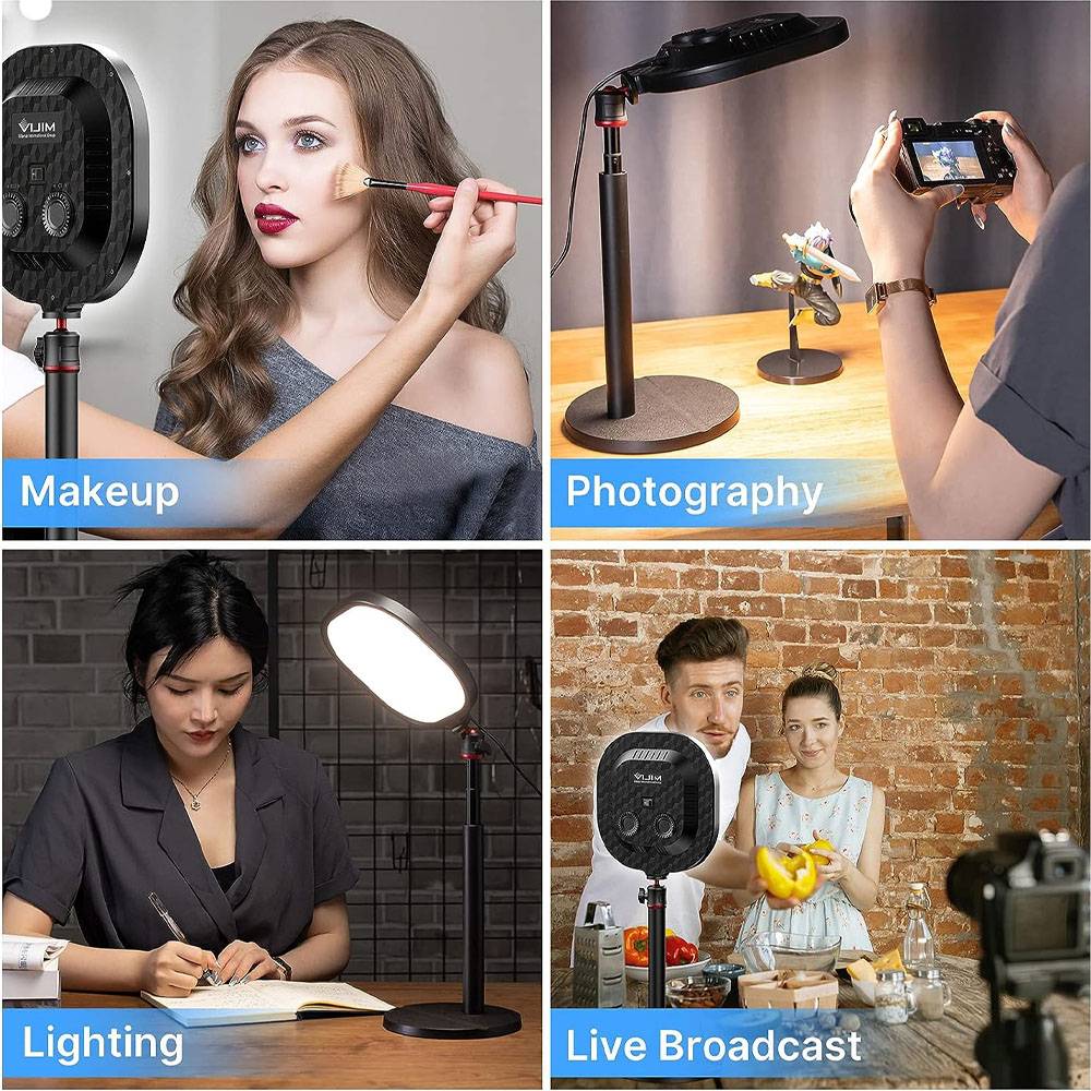 Ulanzi VIJIM K7 Desktop Live Broadcast Fill Light with Desktop Stand ...