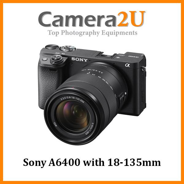 Sony A6400 with 18135mm Lens Kit +64GB (Sony MSIA) Camera2u Malaysia