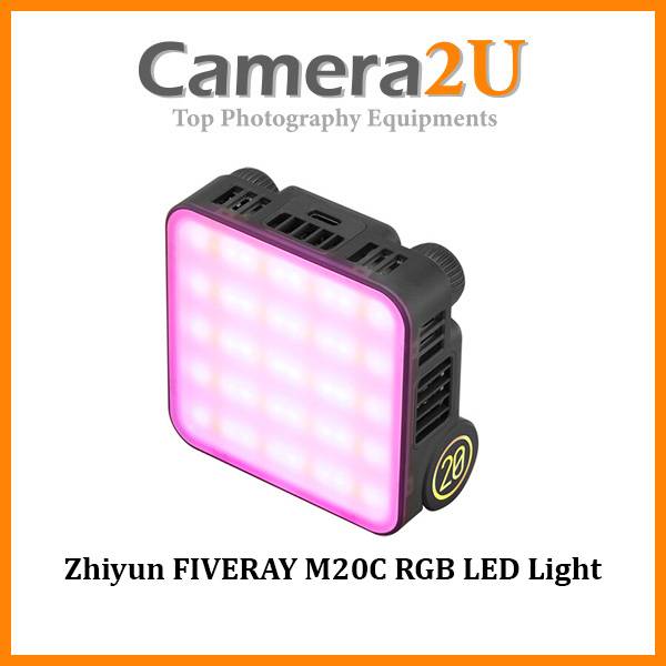 Zhiyun FIVERAY M20C RGB LED Light | Camera2u Malaysia Top Camera