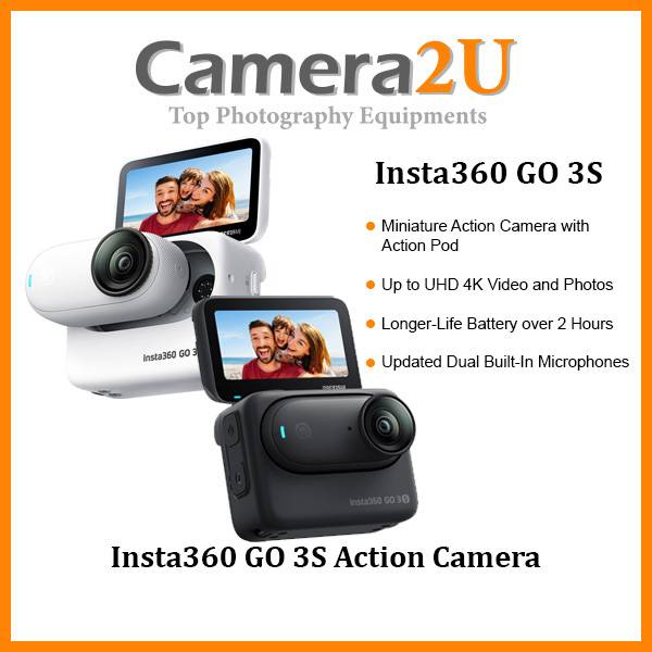 Insta360 GO 3S Action Camera- 4K Tiny Camera | Camera2u Malaysia Top ...