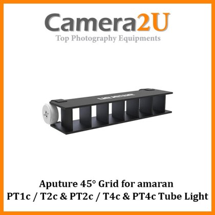 Aputure 45 Degree Grid For Amaran T2c/PT2C Tube Light - Light Control Modifier, Reduces Spill, Collapsible Design