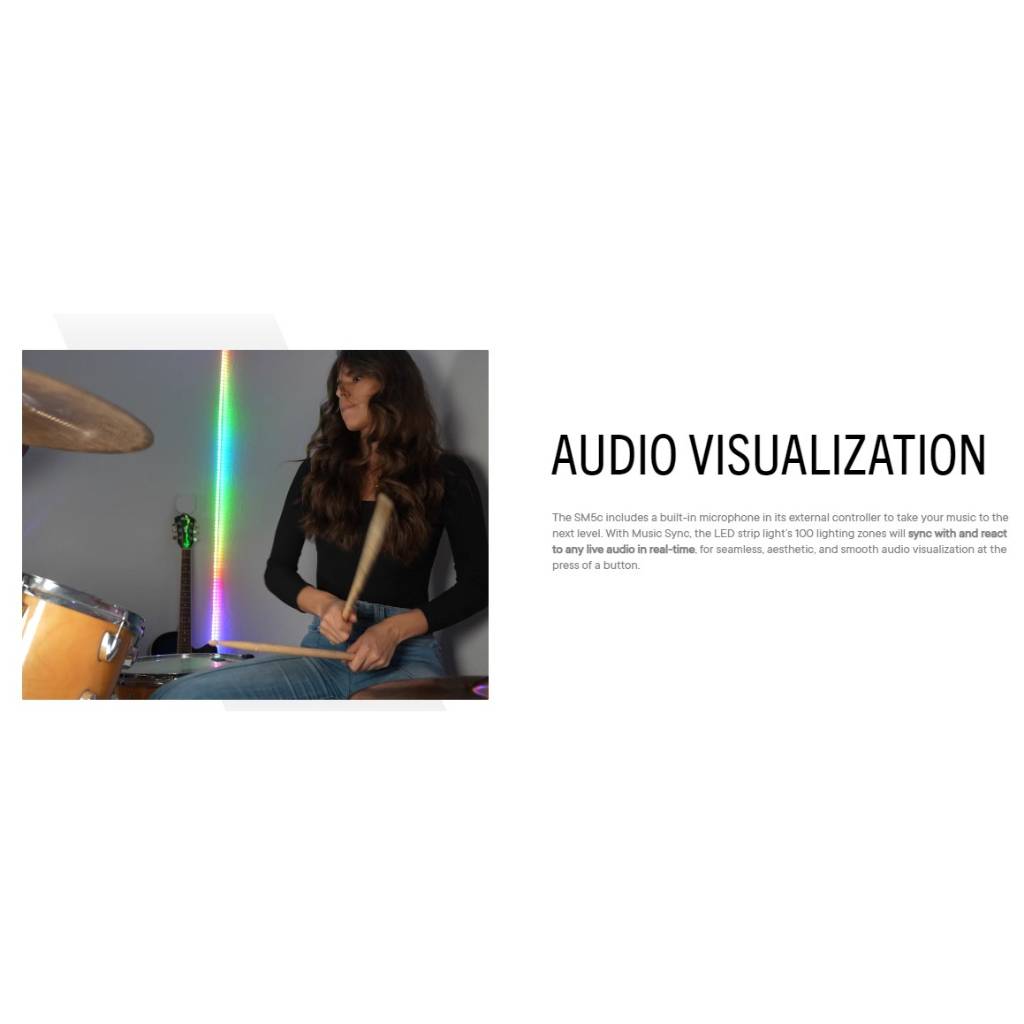 Aputure Amaran SM5c 300 RGB Smart Pixel LEDs 100 Lighting Zones ...