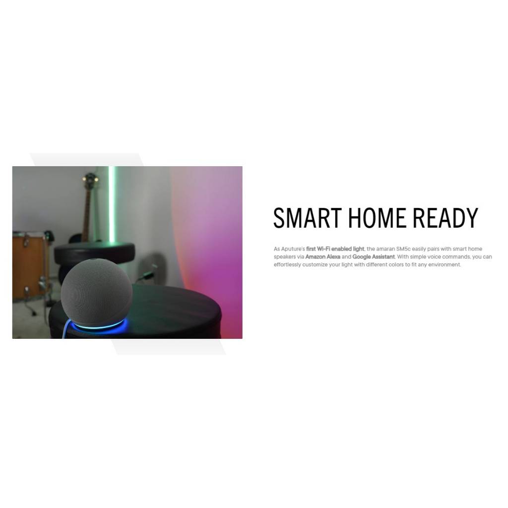 Aputure Amaran SM5c 300 RGB Smart Pixel LEDs 100 Lighting Zones ...