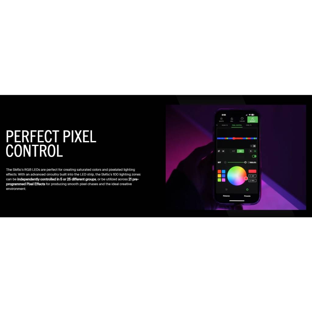 Aputure Amaran SM5c 300 RGB Smart Pixel LEDs 100 Lighting Zones ...