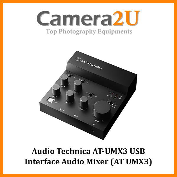 Audio Technica AT-UMX3 USB Interface Audio Mixer (AT UMX3