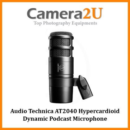 Audio Technica AT2040 Hypercardioid Dynamic Podcast Microphone AT-2040 ...