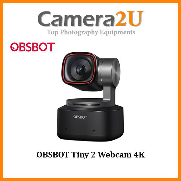 OBSBOT Tiny 2 / Tiny2 Webcam 4K Voice Control PTZ AI Tracking