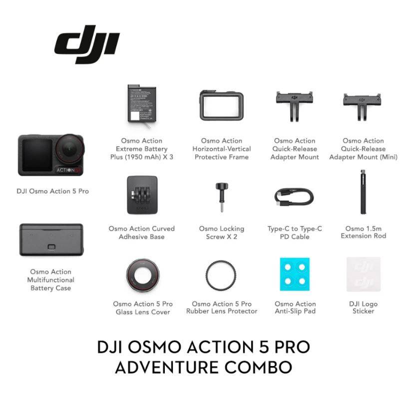 DJI OSMO ACTION 5 PRO 差し替える アドベンチャーコンボ