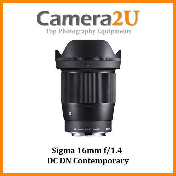 Sigma 16mm f/1.4 DC DN Contemporary Lens for Canon EF-M / MFT