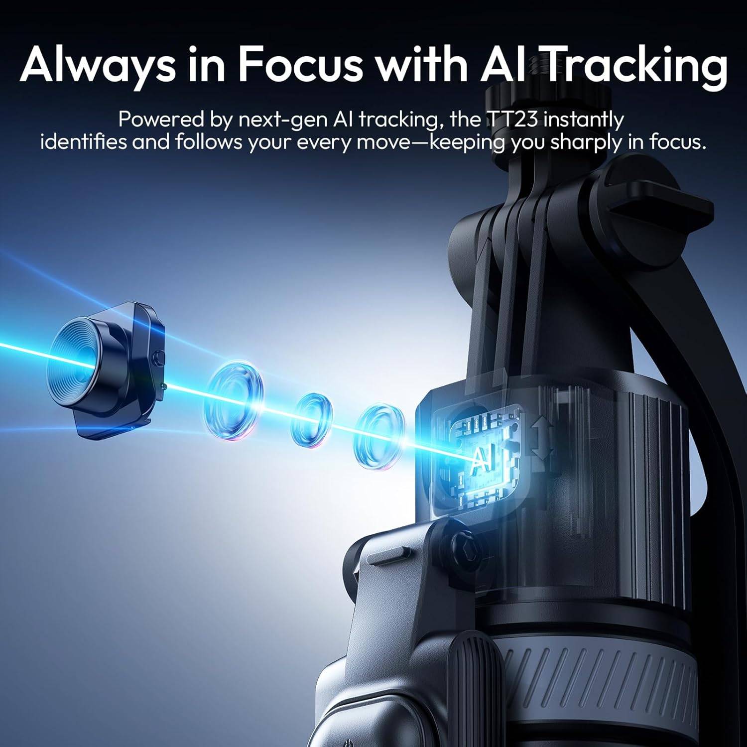 Ulanzi TT23 Auto-Tracking Selfie Stick Tripod 1