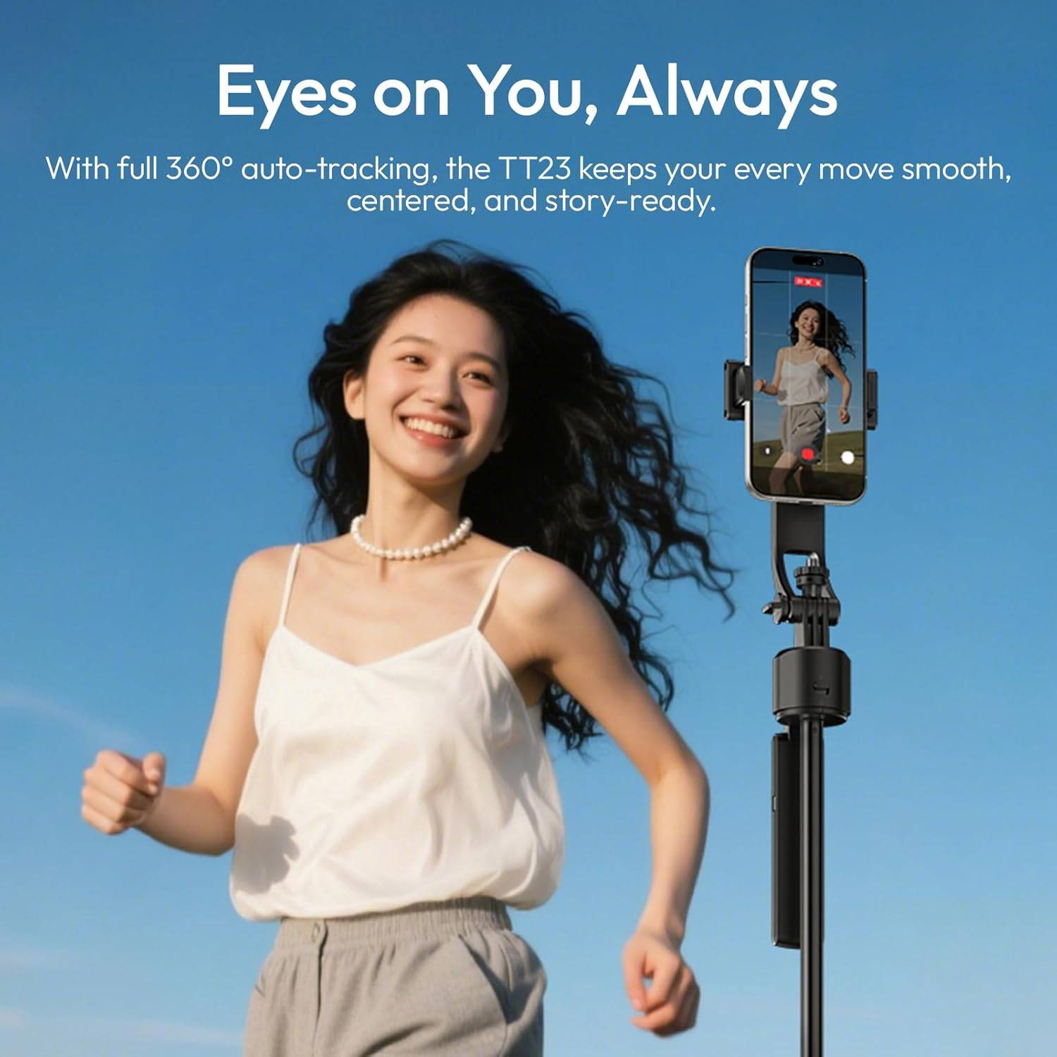 Ulanzi TT23 Auto-Tracking Selfie Stick Tripod 2