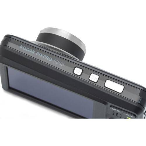 Siliconen Hoesje Voor Kodak PIXPRO FZ55 - Wit - Camera Bescherming