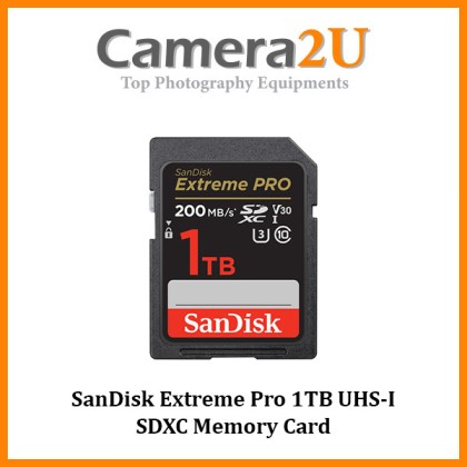 SanDisk Extreme Pro 1TB UHS-I SDXC Memory Card (200MB/s) | Camera2u ...