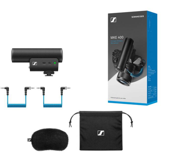 Sennheiser MKE 400 Camera-Mount Shotgun Microphone (2nd Generation