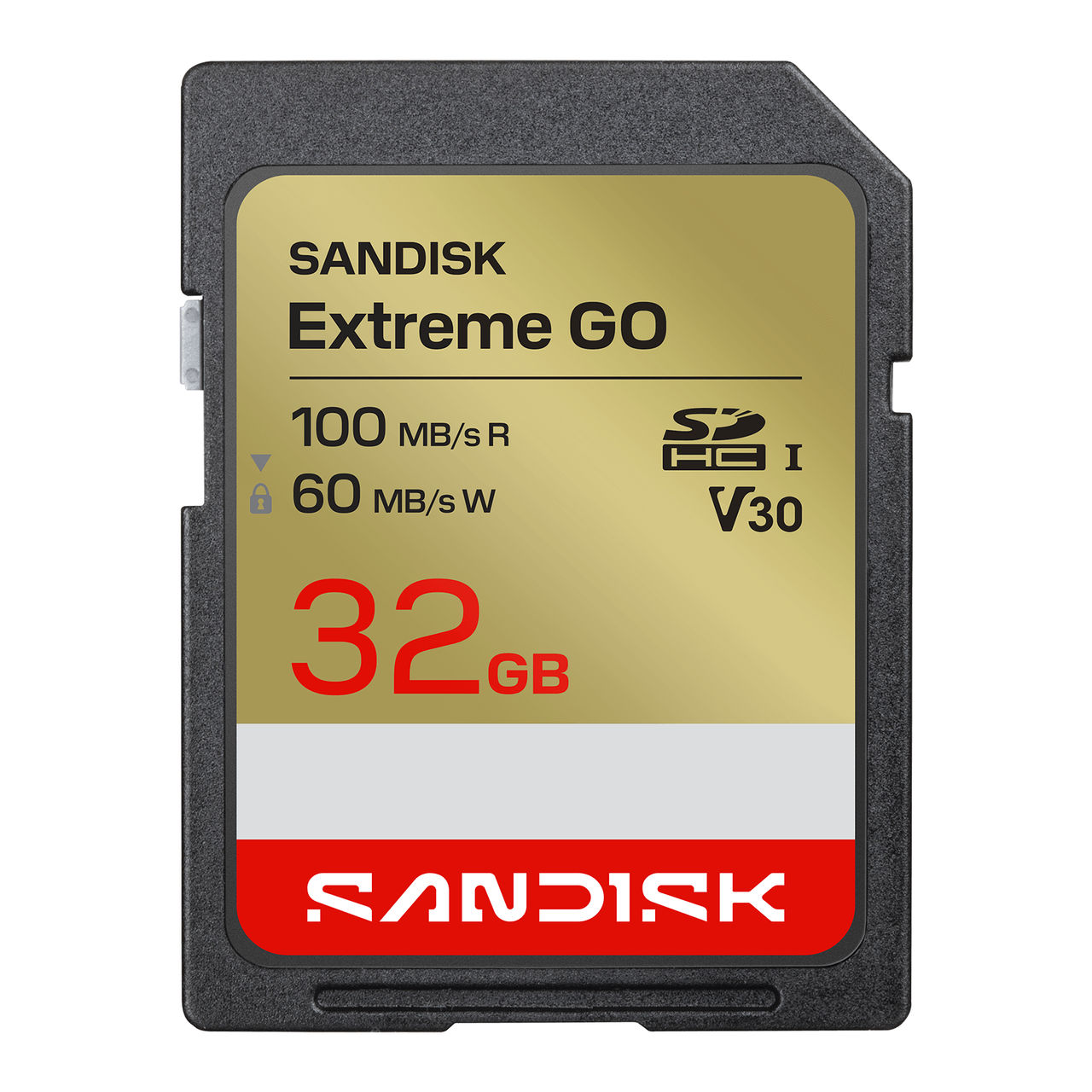 SanDisk Extreme GO 32GB / 64GB / 128GB SD SDHC and SDXC Memory Card ...