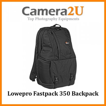 Lowepro Fastpack 350 Backpack (Black) Camera2u Malaysia Top