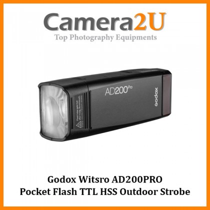 Godox Witsro AD200PRO Pocket Flash TTL HSS Outdoor Strobe | Camera2u