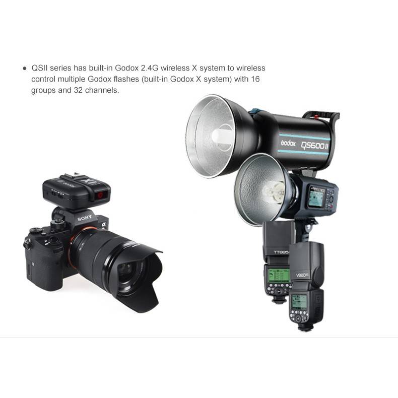 Godox QS400II 400W Studio Single Strobe Light Kit Camera2u Malaysia