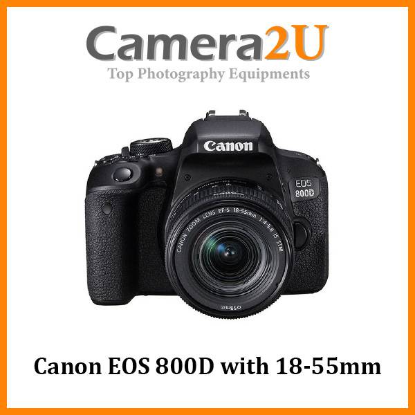Canon EOS 800D with 1855mm DSLR Camera +32GB+Bag (MSIA) Camera2u