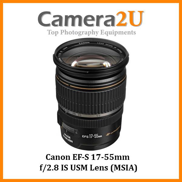 Canon EF-S 17-55mm f/2.8 IS USM Lens (MSIA) | Camera2u Malaysia