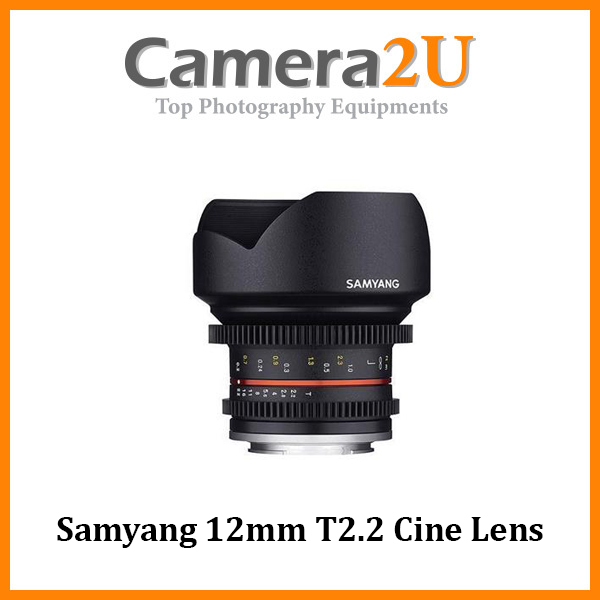 Samyang 12mm T2.2 Cine Lens | Camera2u Malaysia Top Camera