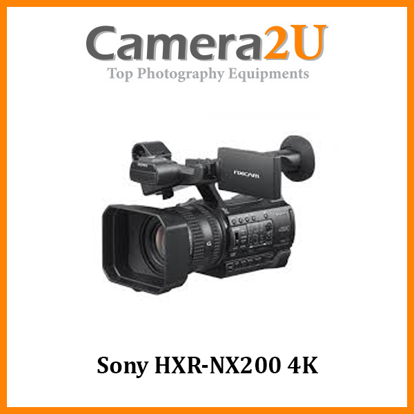 Sony HXRNX200 4K Professional Camcorder (MSIA) Camera2u Malaysia Top
