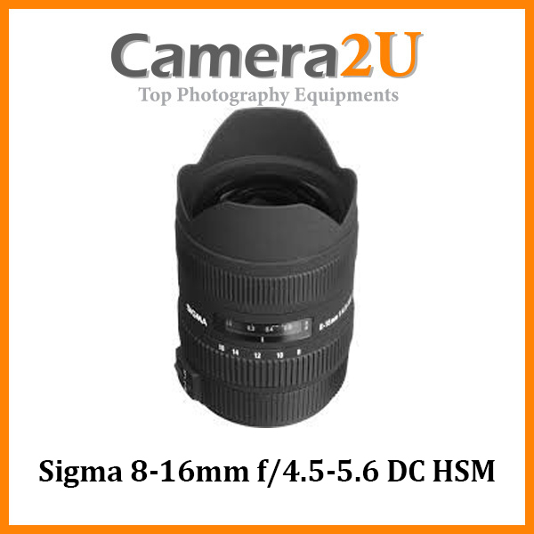 Objectif Sigma 8-16mm F/4.5-5.6 HSM Monture Nikon F – Ultra Grand-angle – état Impeccable