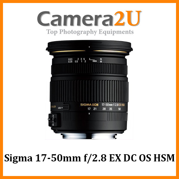 Sigma 17-50mm f/2.8 EX DC OS HSM Lens | Camera2u Malaysia Top