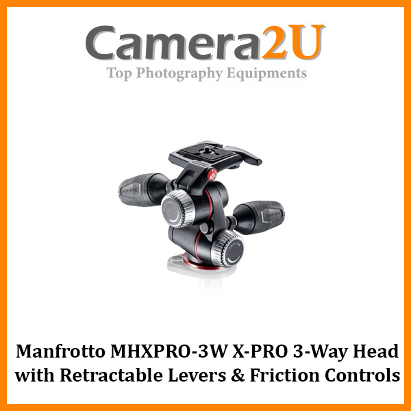 Manfrotto MHXPRO-3W X-PRO 3-Way Head with Retractable Levers