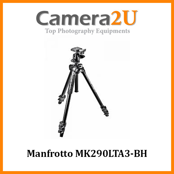 Offer) Manfrotto MK290LTA3-BH Light Aluminum Tripod with Ball Head
